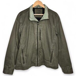 L.L. Bean Pine Ridge Field Jacket Men's Canvas Barn Military Fleece Insulated L